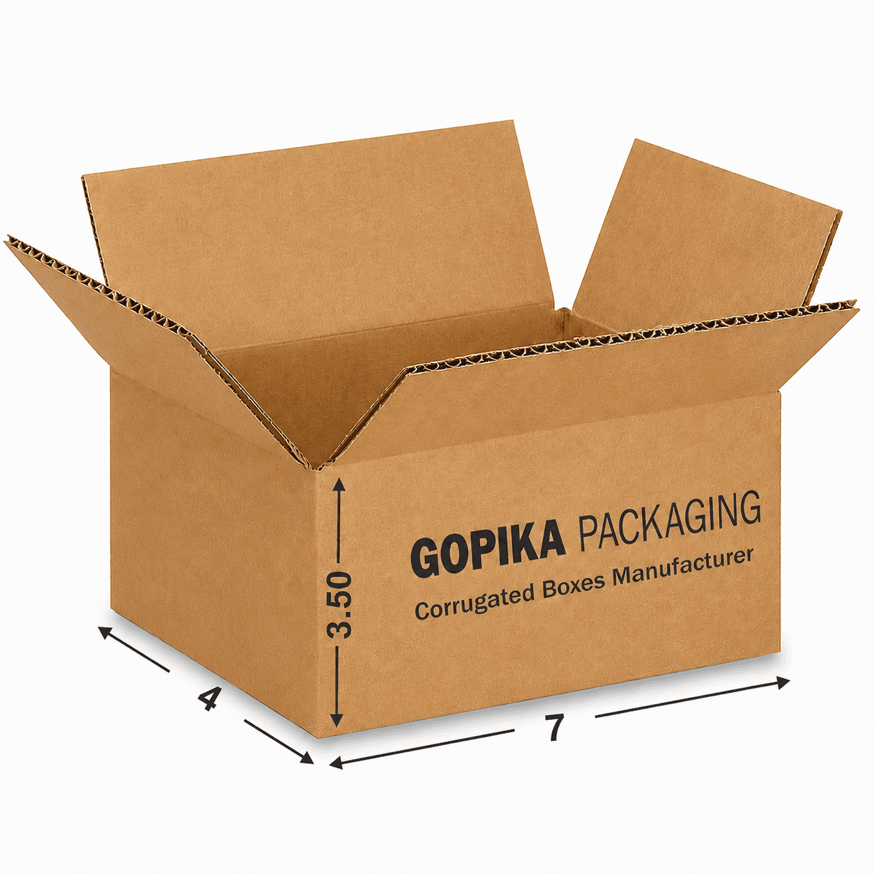 7 x 4 x 3.5 Inch Universal Corrugated Box