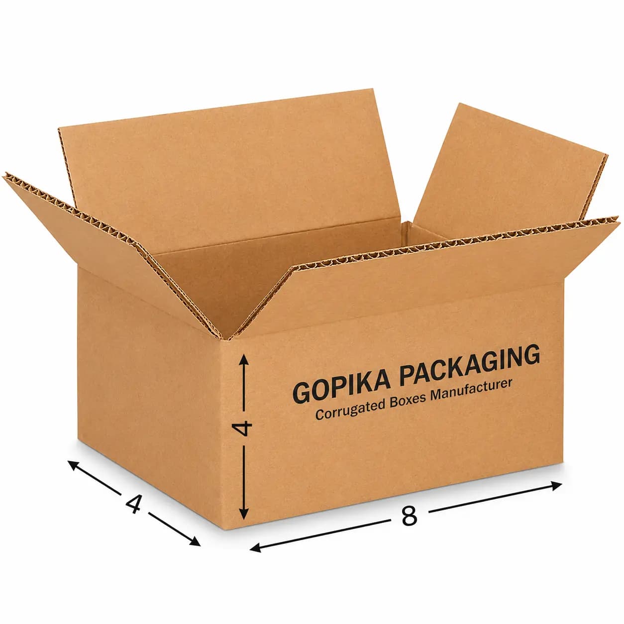 8 x 4 x 4 Inch Universal Corrugated Box
