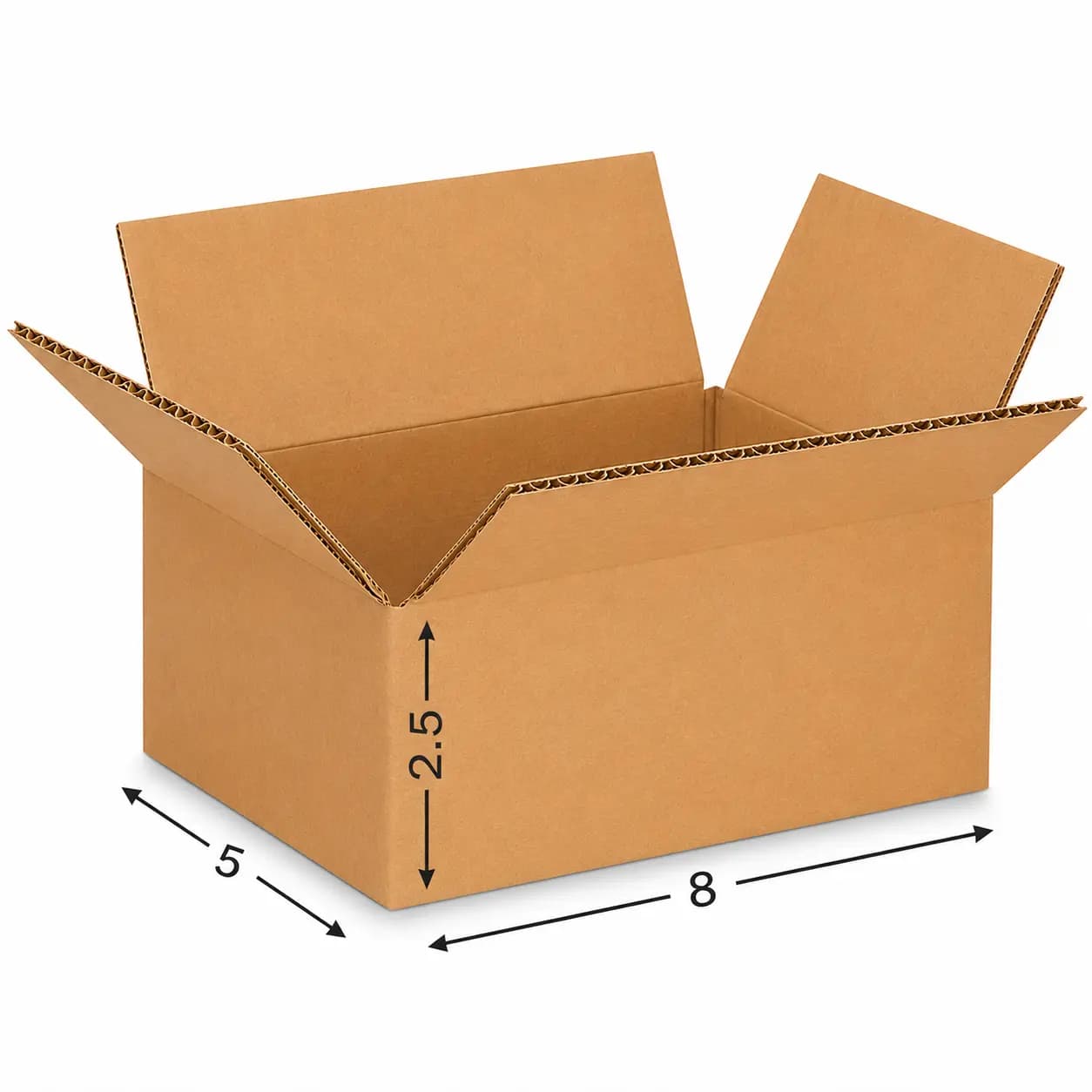 8 x 5 x 2.5 Inch Universal Corrugated Box