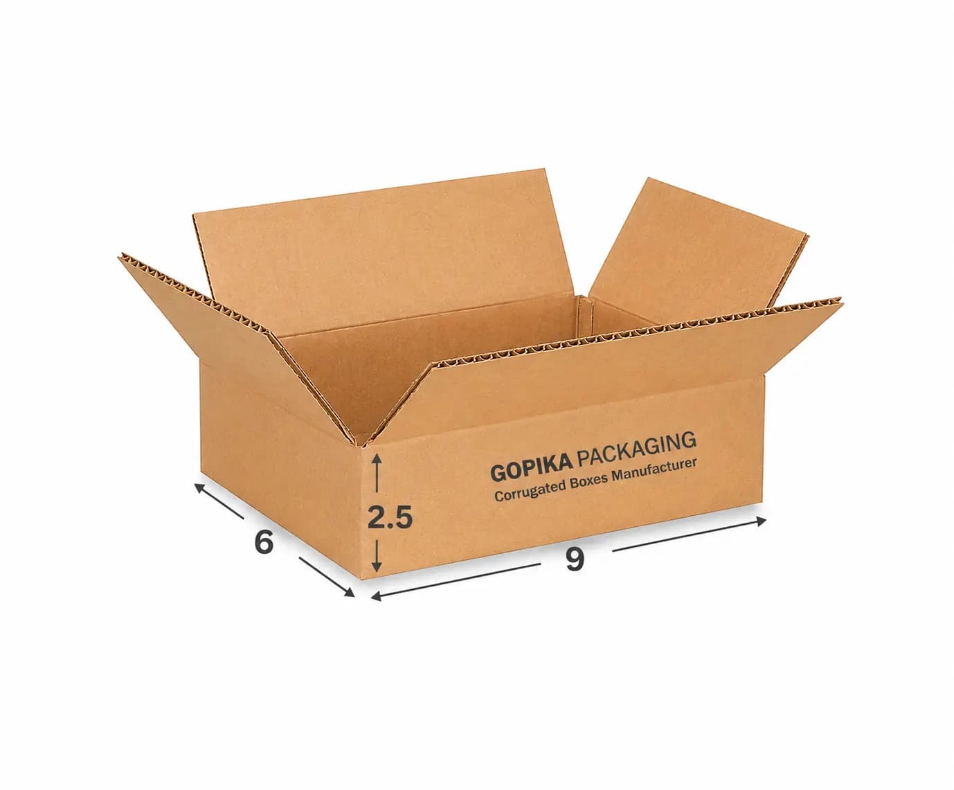 9 x 6 x 2.5 Inch Universal Corrugated Box