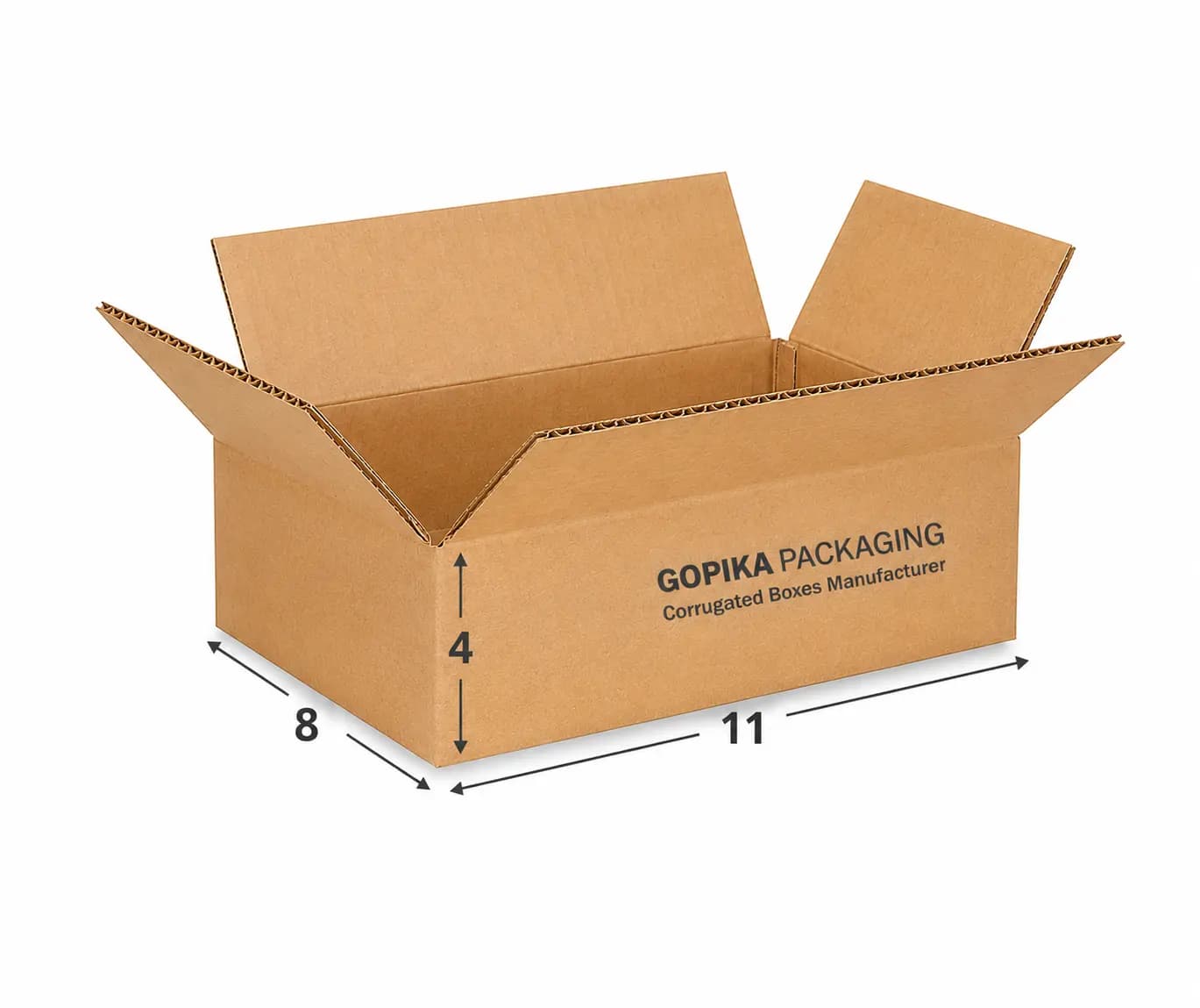 11 x 8 x 4 Inch Universal Corrugated Box