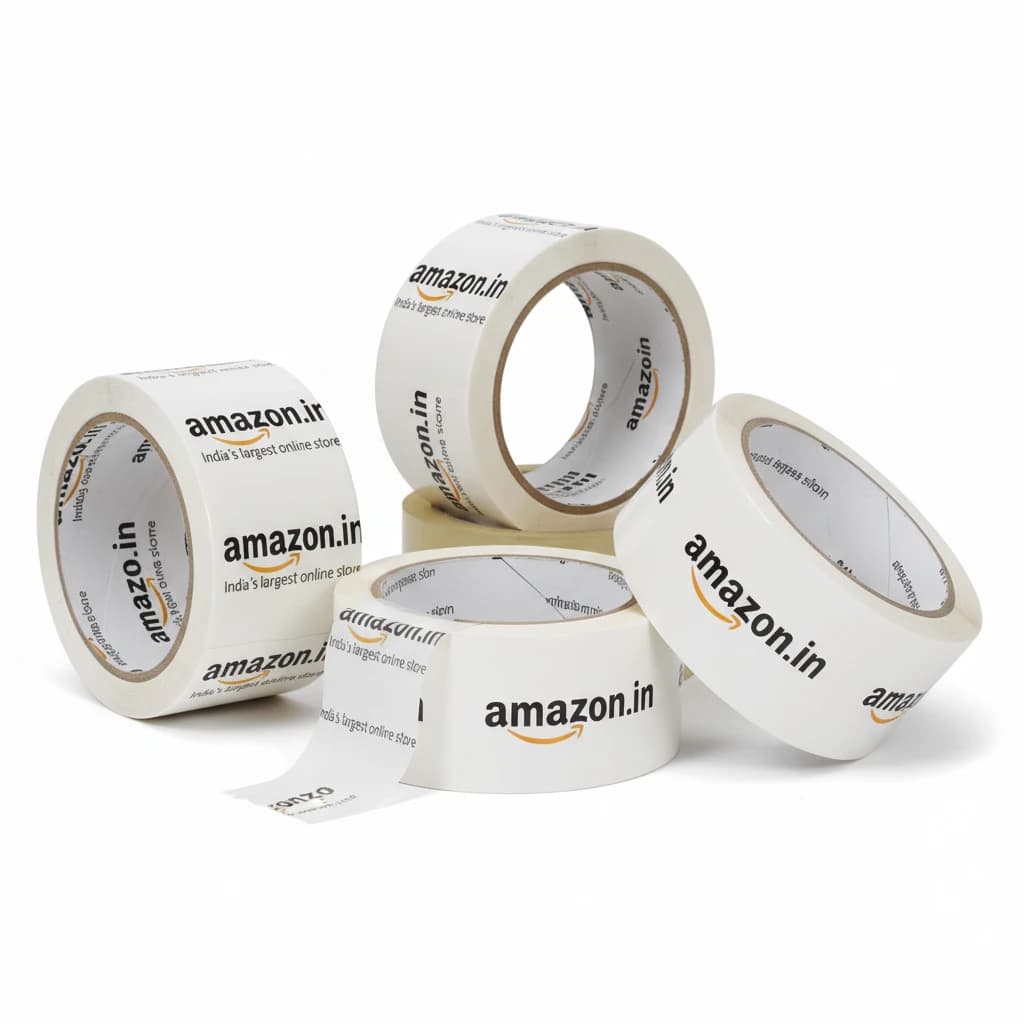 Amazon White Printed Tape — view 1