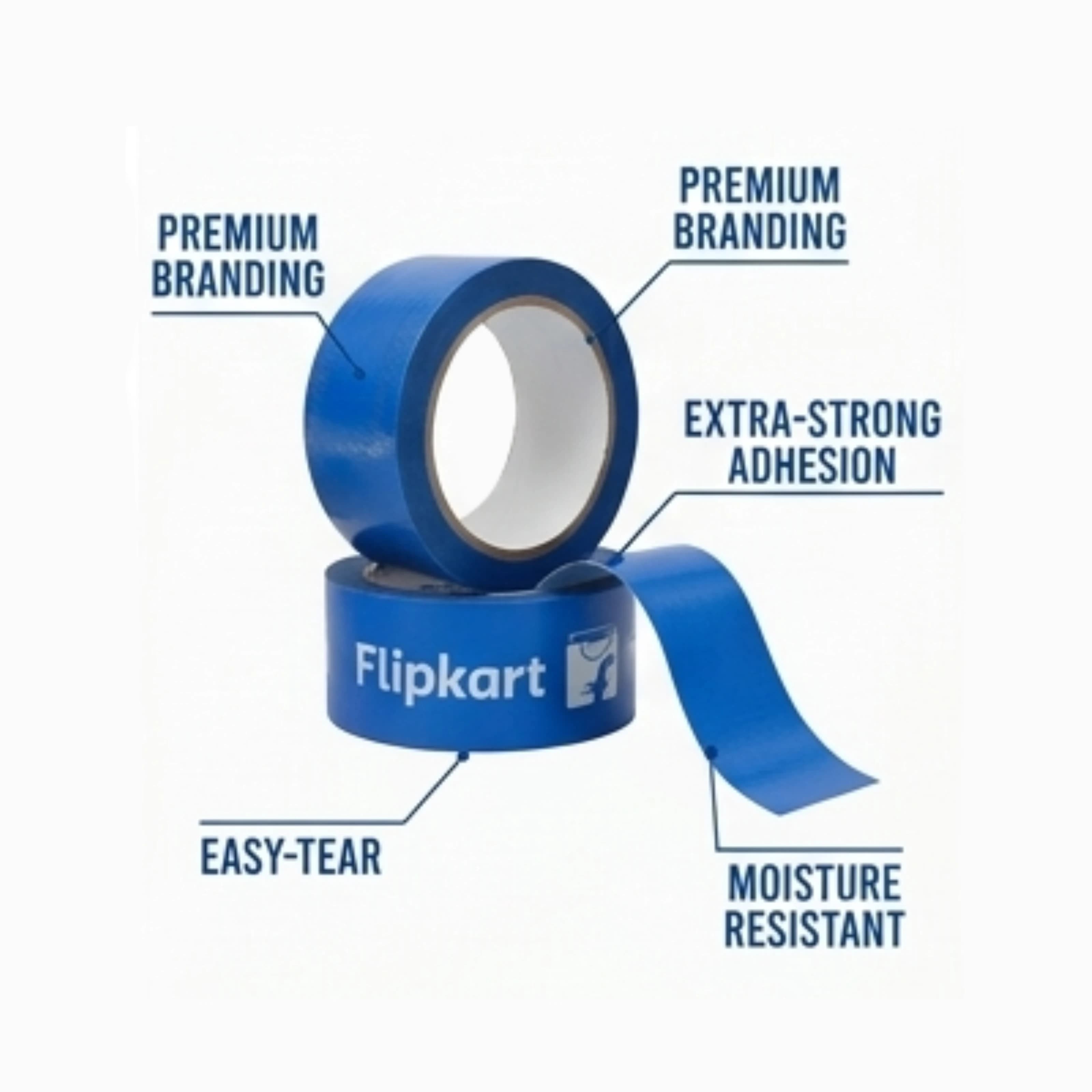 Flipkart Blue Printed Tape — view 5