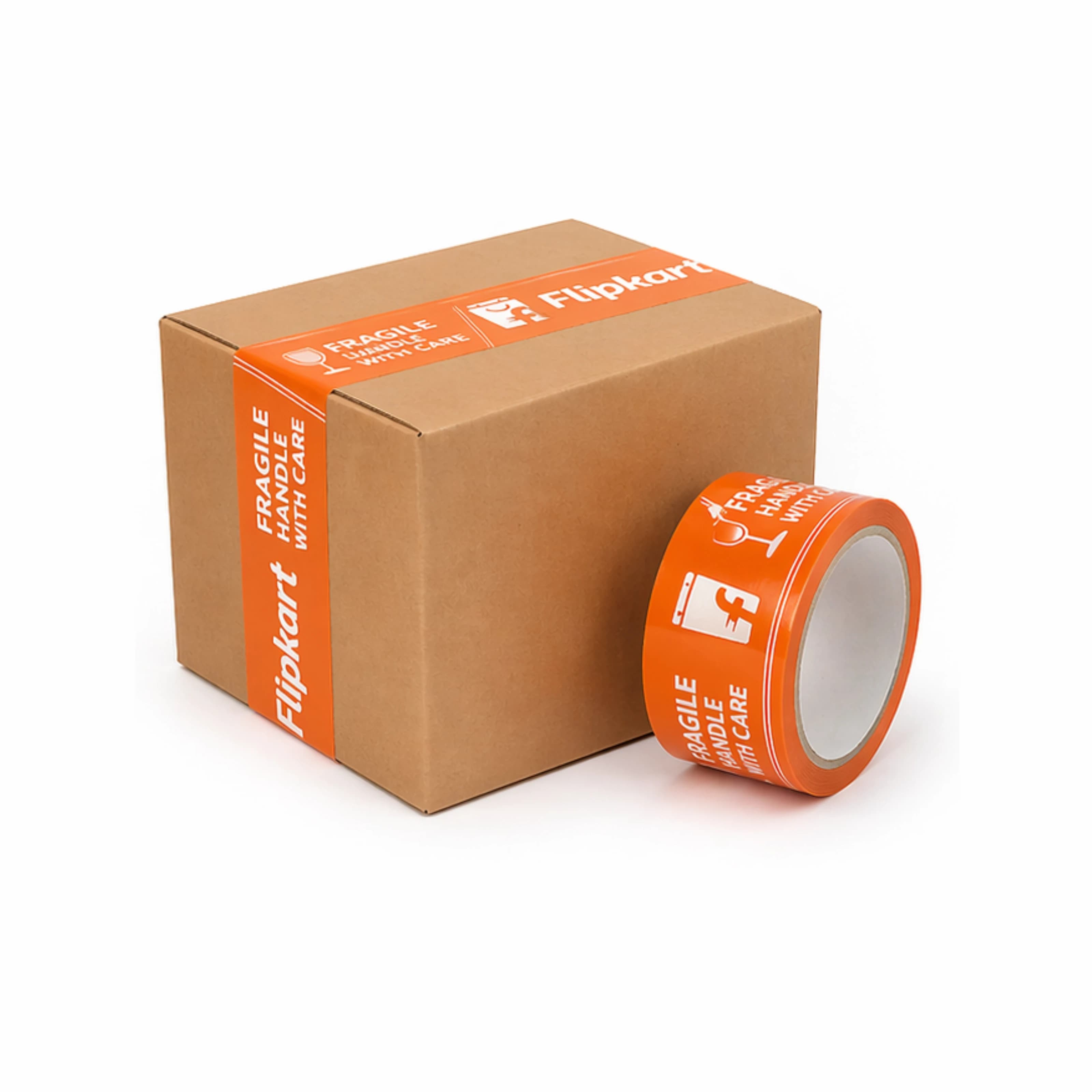 Flipkart Orange Printed Tape — view 3