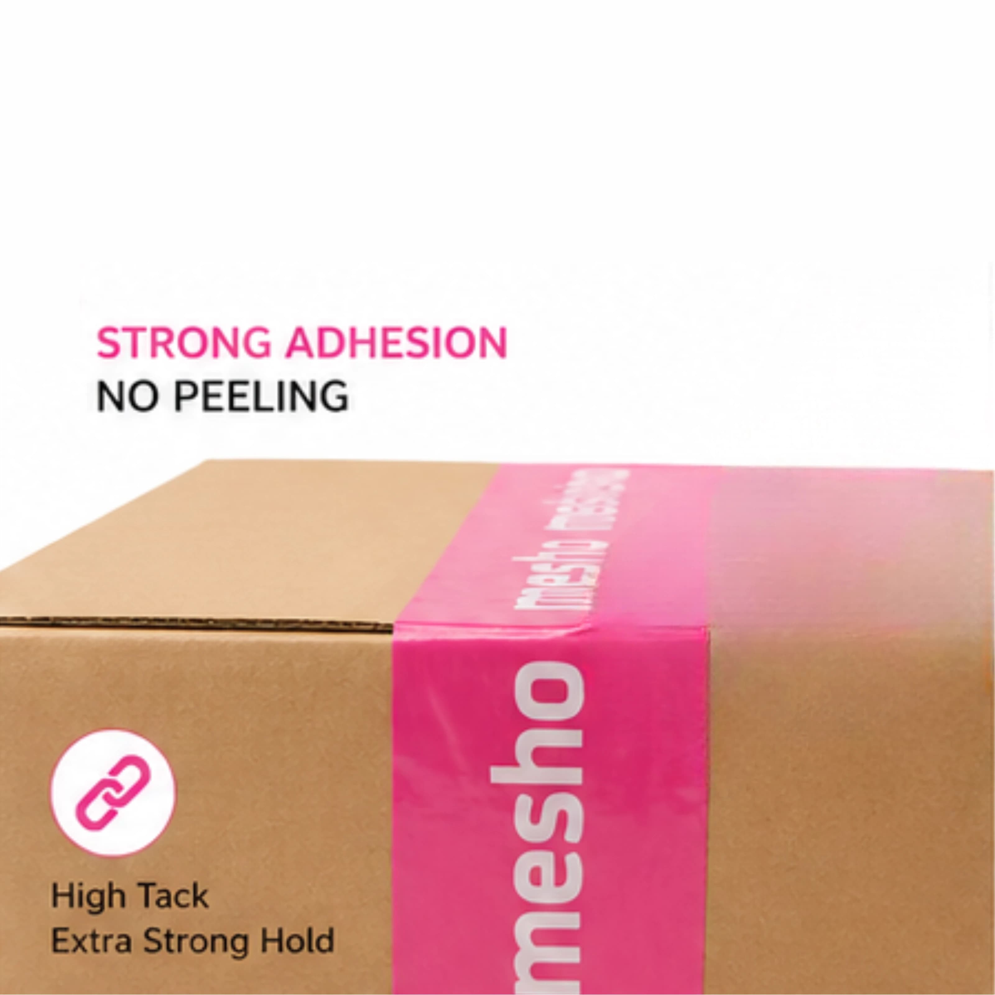 Meesho Pink Printed Tape — view 3
