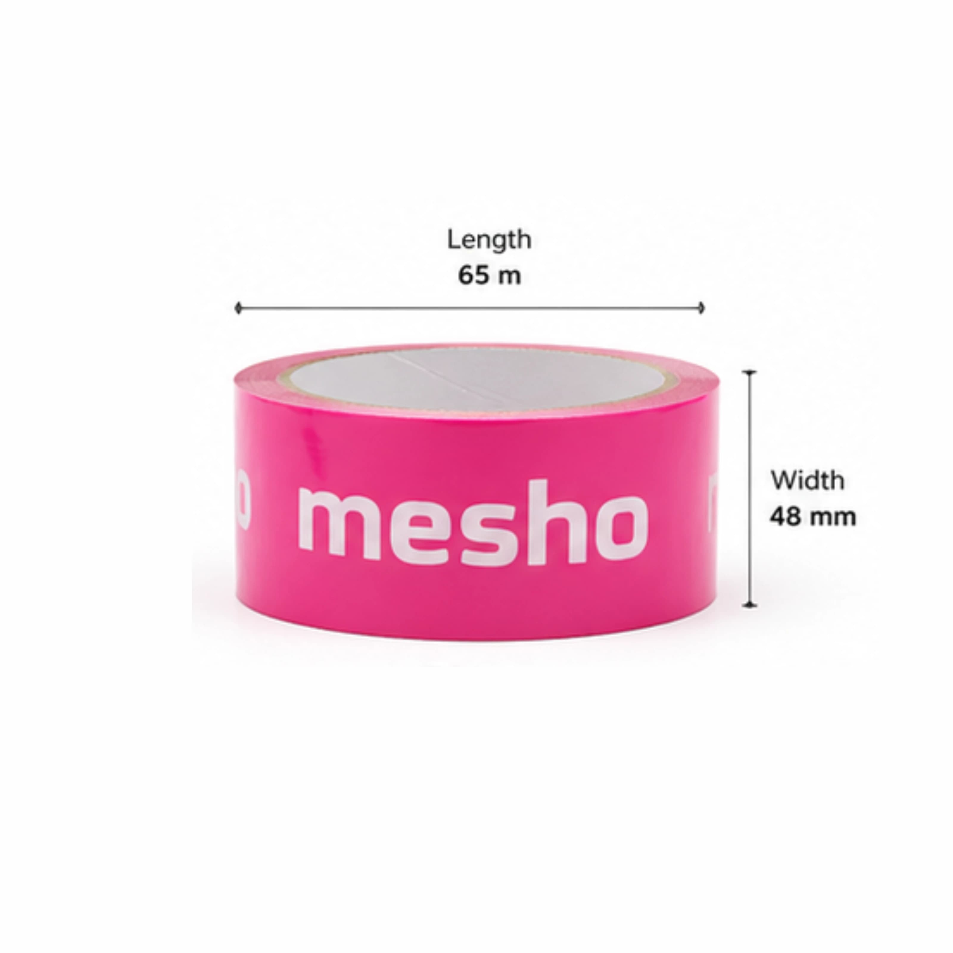 Meesho Pink Printed Tape — view 5