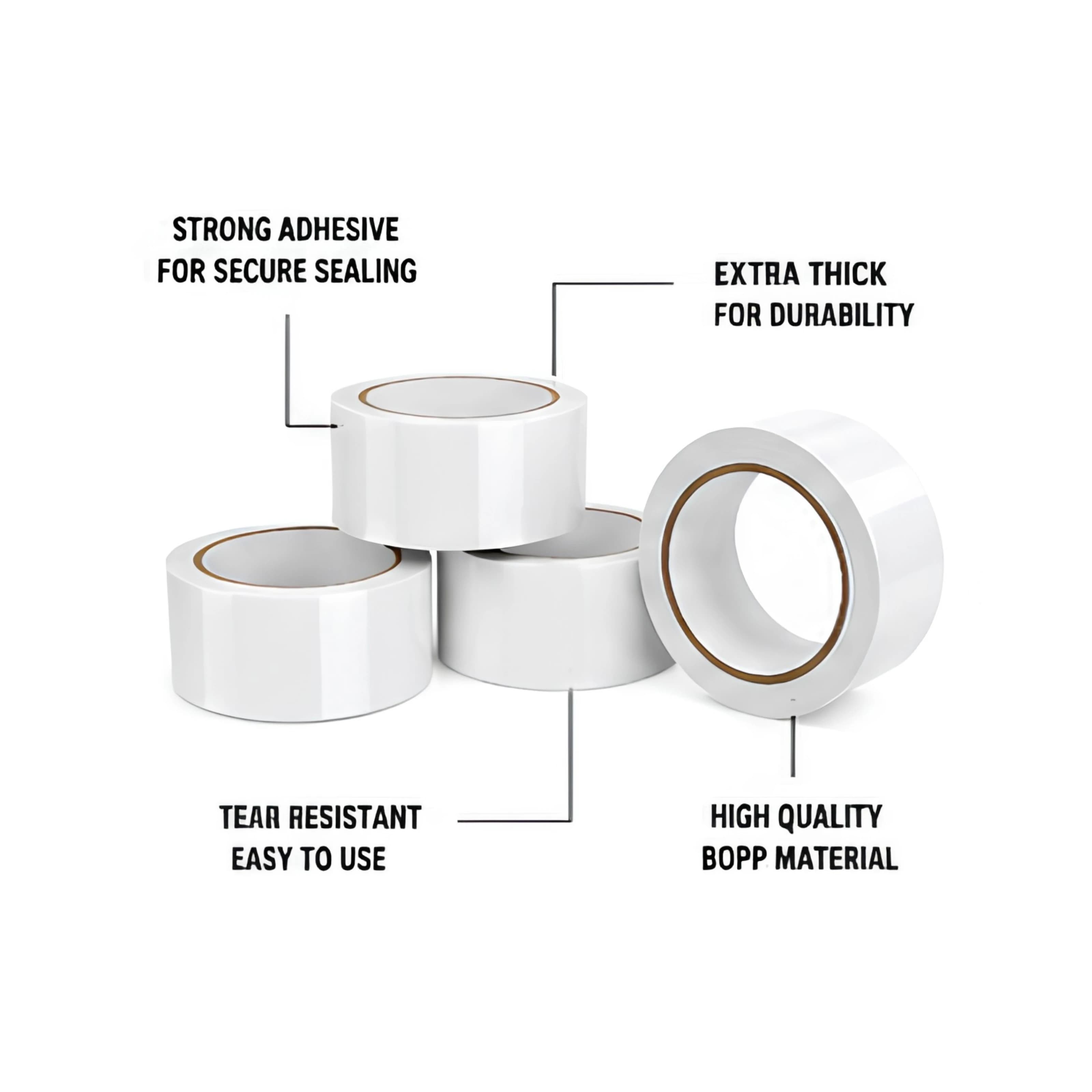 White Packaging Tape — view 4